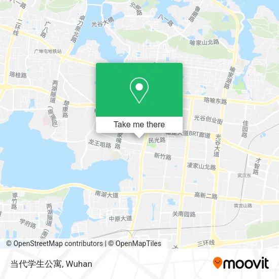 当代学生公寓 map