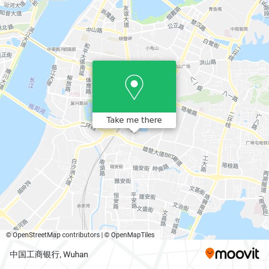 中国工商银行 map