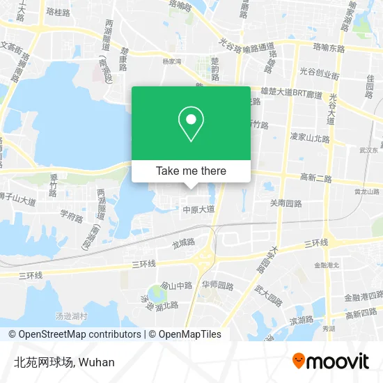 北苑网球场 map
