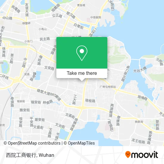 西院工商银行 map