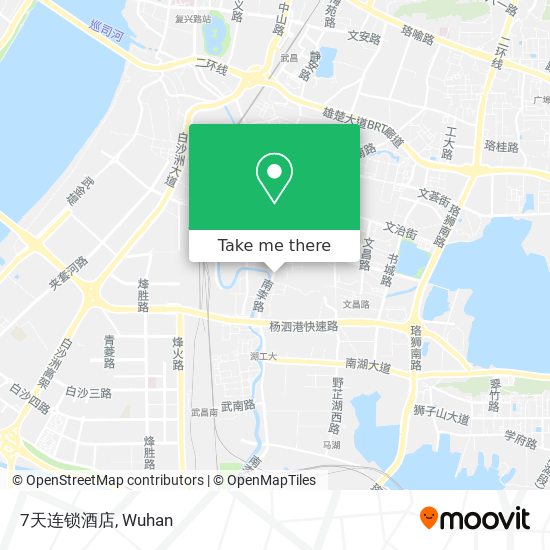 7天连锁酒店 map