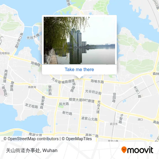 关山街道办事处 map