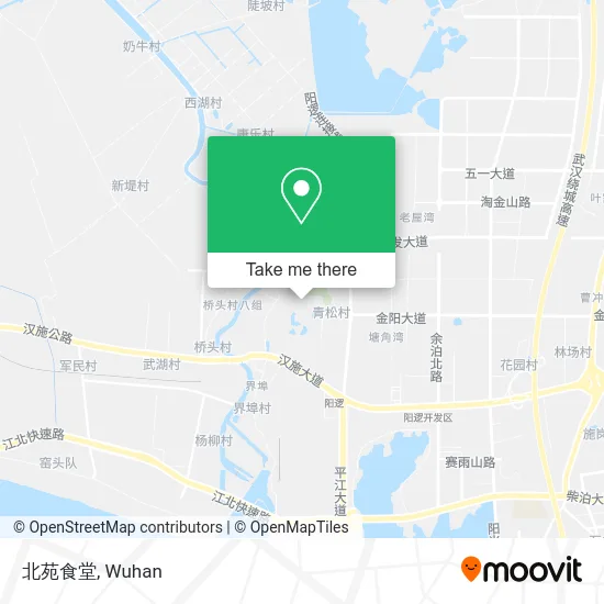 北苑食堂 map