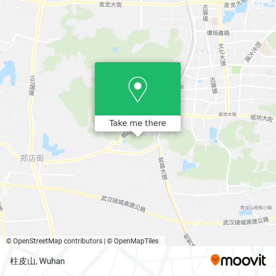 柱皮山 map