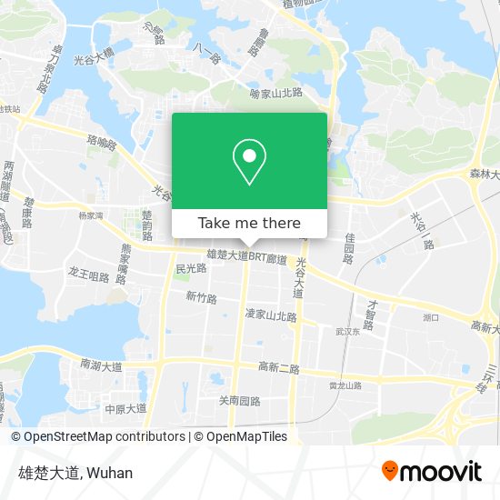 雄楚大道 map