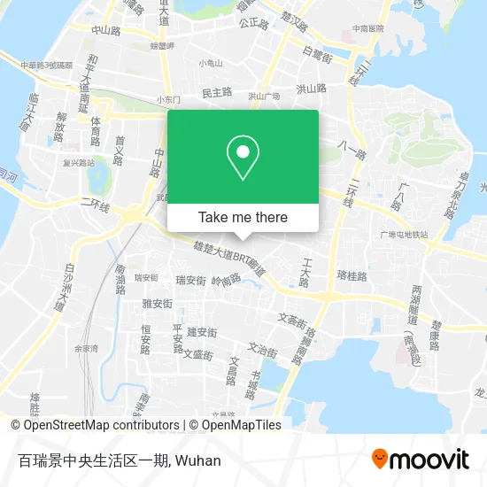 百瑞景中央生活区一期 map
