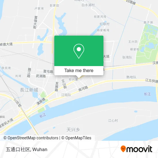 五通口社区 map