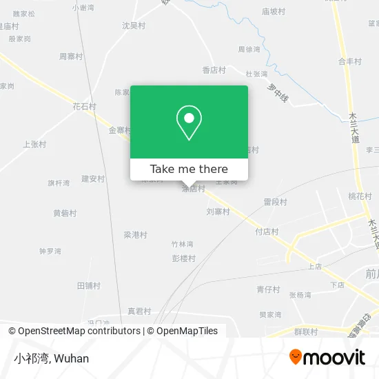 小祁湾 map