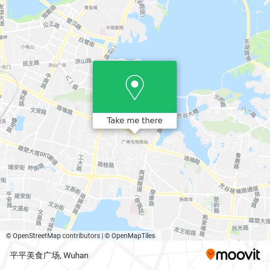 平平美食广场 map