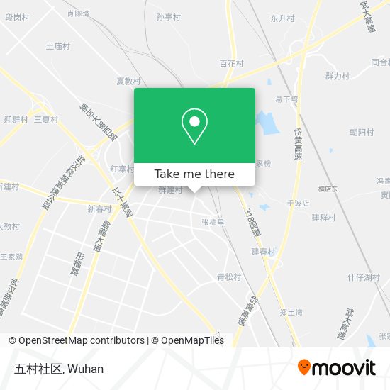 五村社区 map