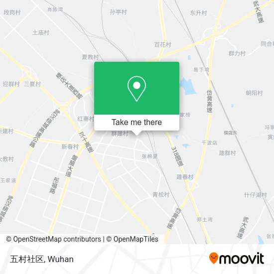五村社区 map