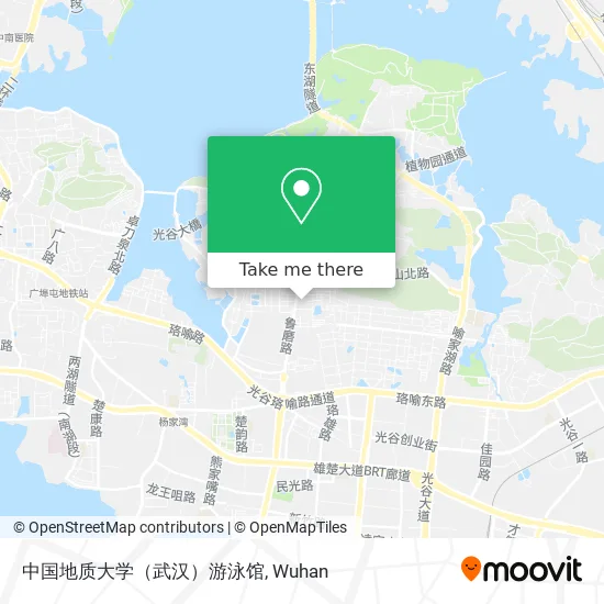 中国地质大学（武汉）游泳馆 map