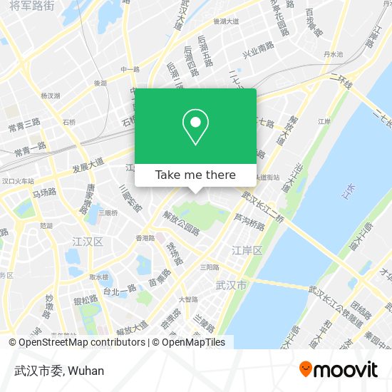 武汉市委 map