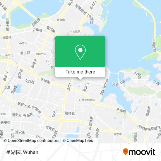 星湖园 map