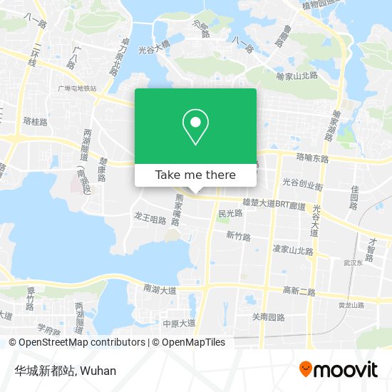 华城新都站 map