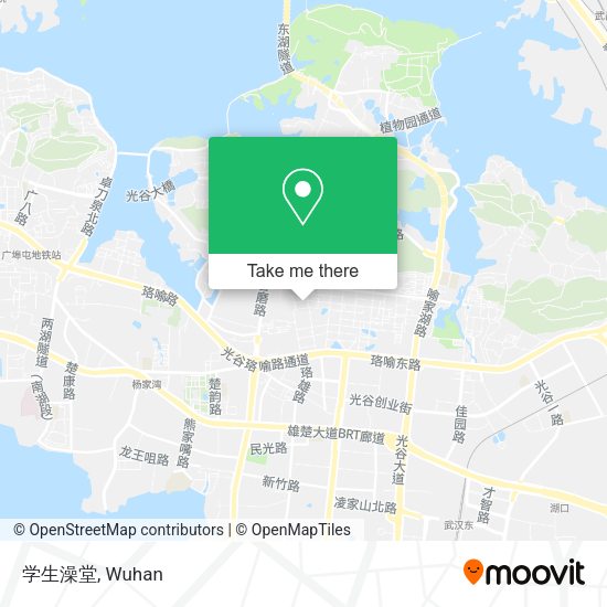 学生澡堂 map
