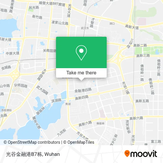 光谷金融港B7栋 map