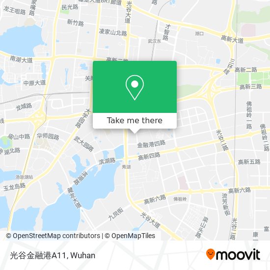 光谷金融港A11 map