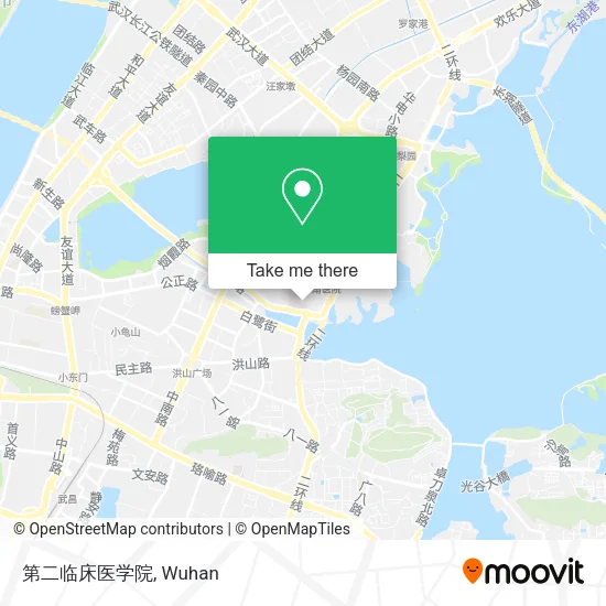 第二临床医学院 map