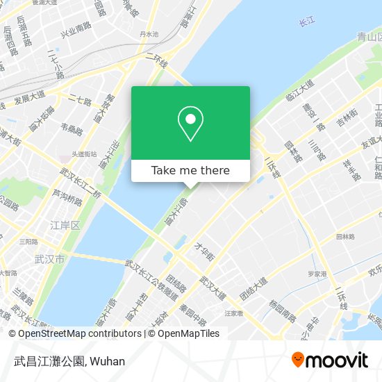 武昌江灘公園 map