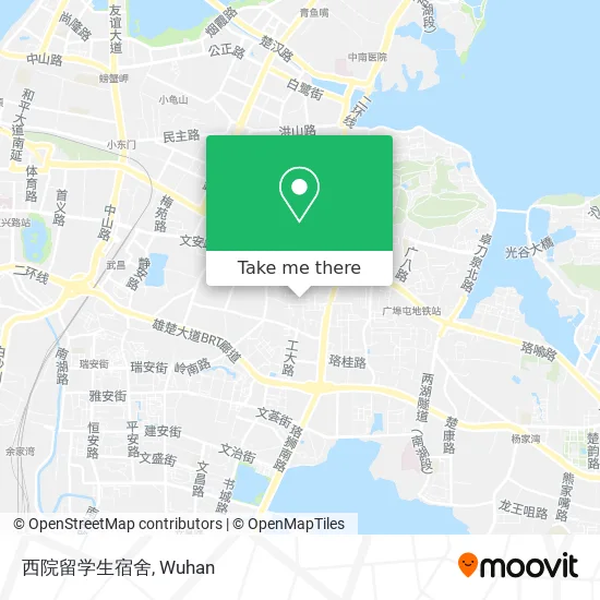 西院留学生宿舍 map