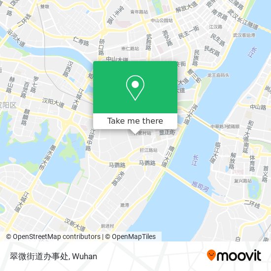 翠微街道办事处 map