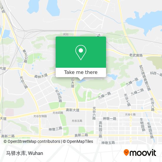马驿水库 map