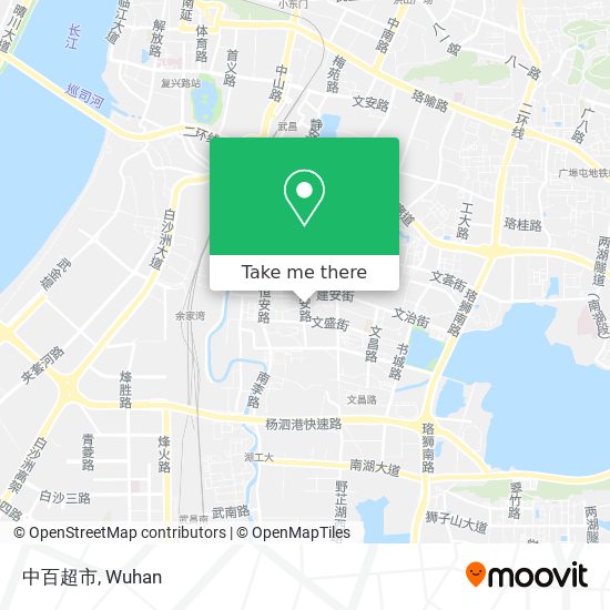 中百超市 map