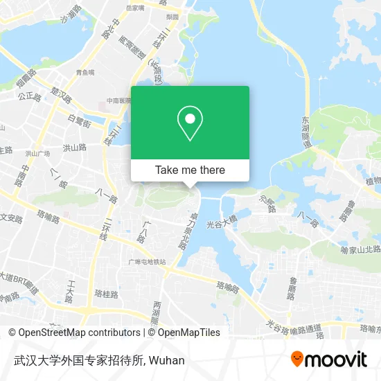 武汉大学外国专家招待所 map