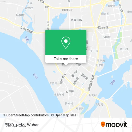 朝家山社区 map