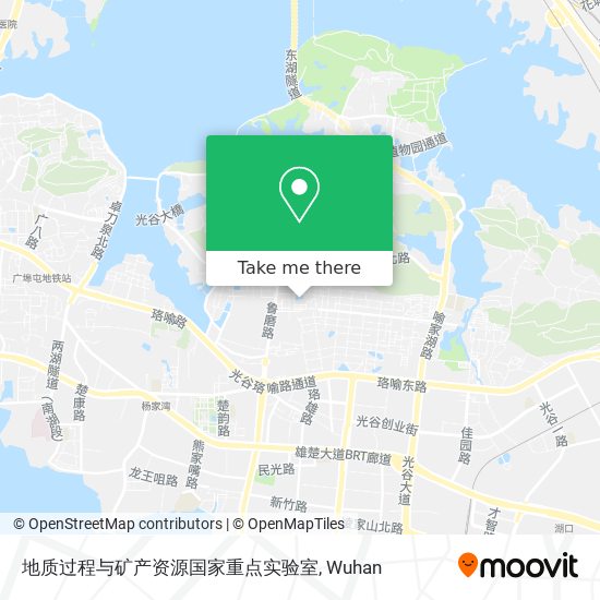 地质过程与矿产资源国家重点实验室 map