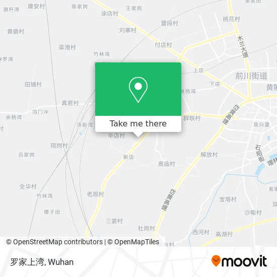 罗家上湾 map