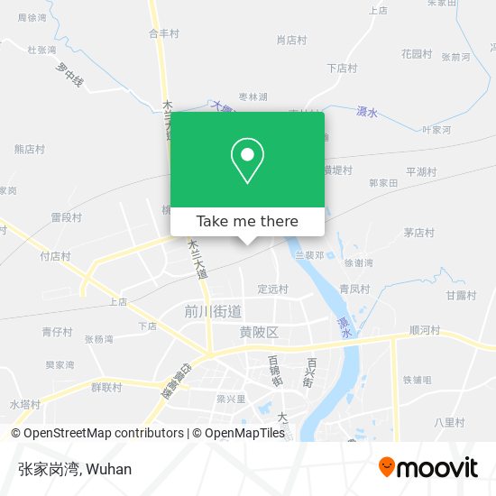 张家岗湾 map