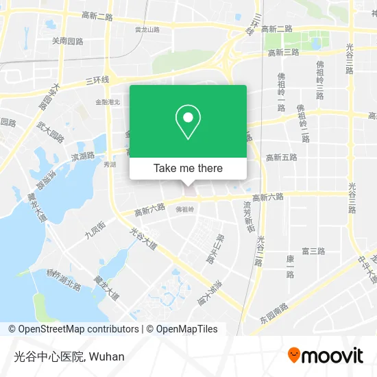 光谷中心医院 map
