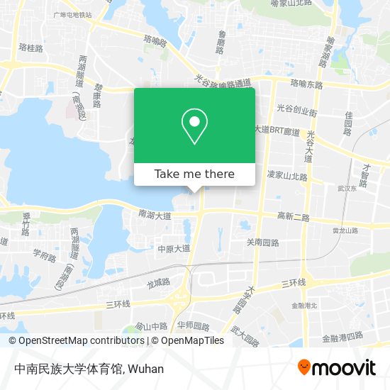 中南民族大学体育馆 map