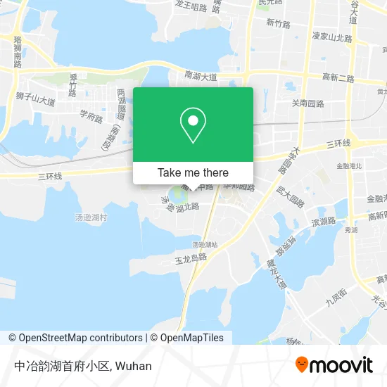 中冶韵湖首府小区 map