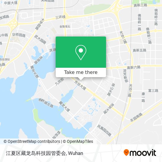 江夏区藏龙岛科技园管委会 map