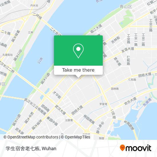 学生宿舍老七栋 map