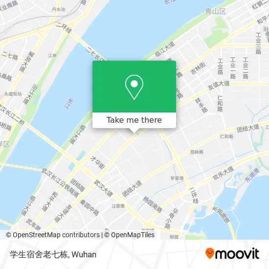 学生宿舍老七栋 map