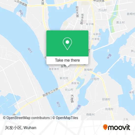 兴发小区 map