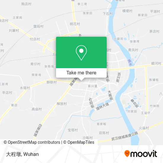 大程墩 map