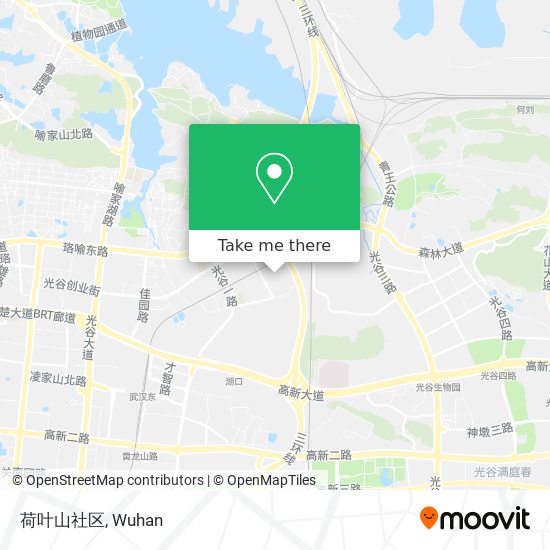 荷叶山社区 map