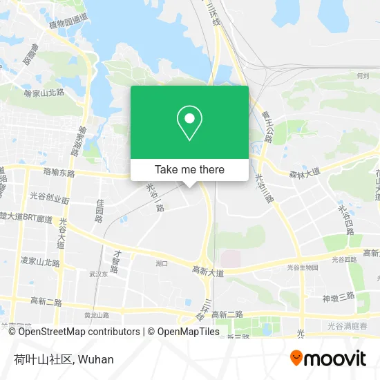 荷叶山社区 map
