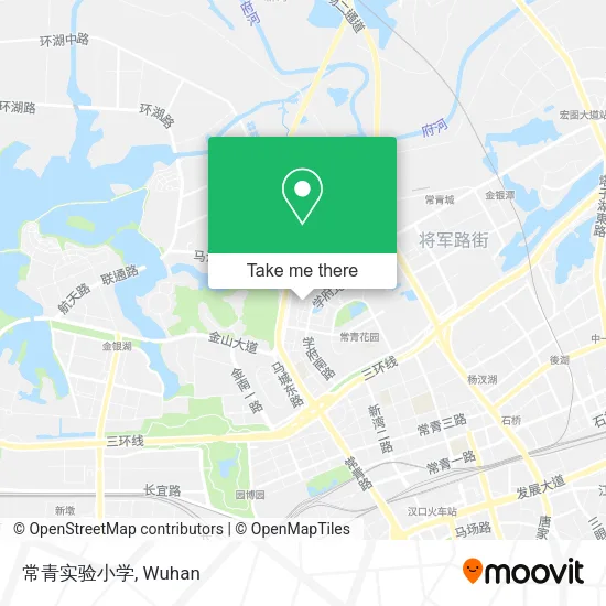 常青实验小学 map