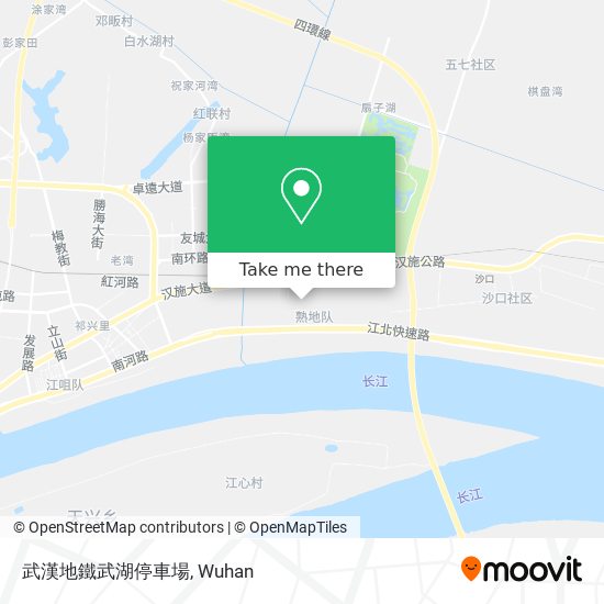 武漢地鐵武湖停車場 map