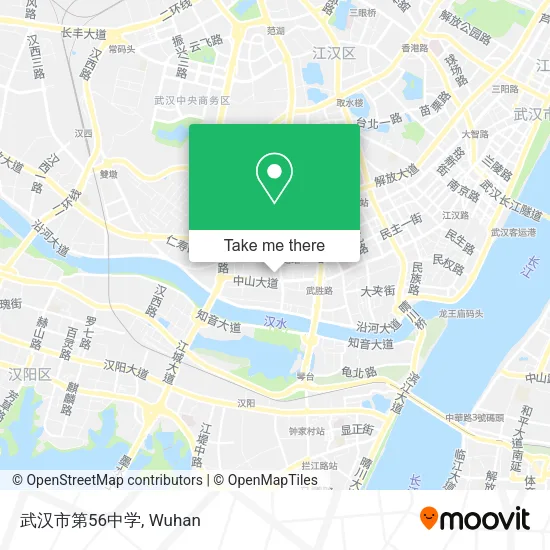 武汉市第56中学 map