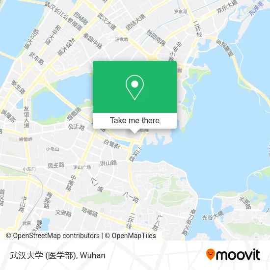 武汉大学 (医学部) map