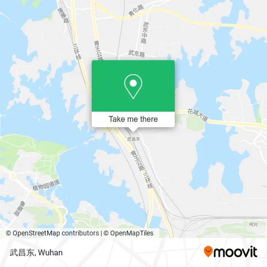 武昌东 map