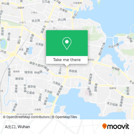 A出口 map