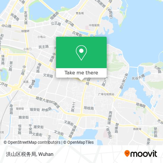 洪山区税务局 map